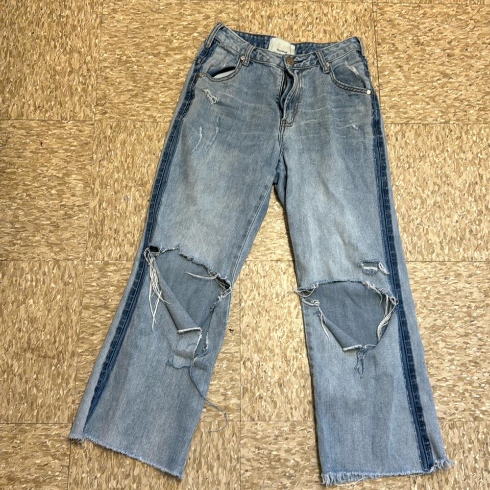One Teaspoon Heavily Distressed Jeans